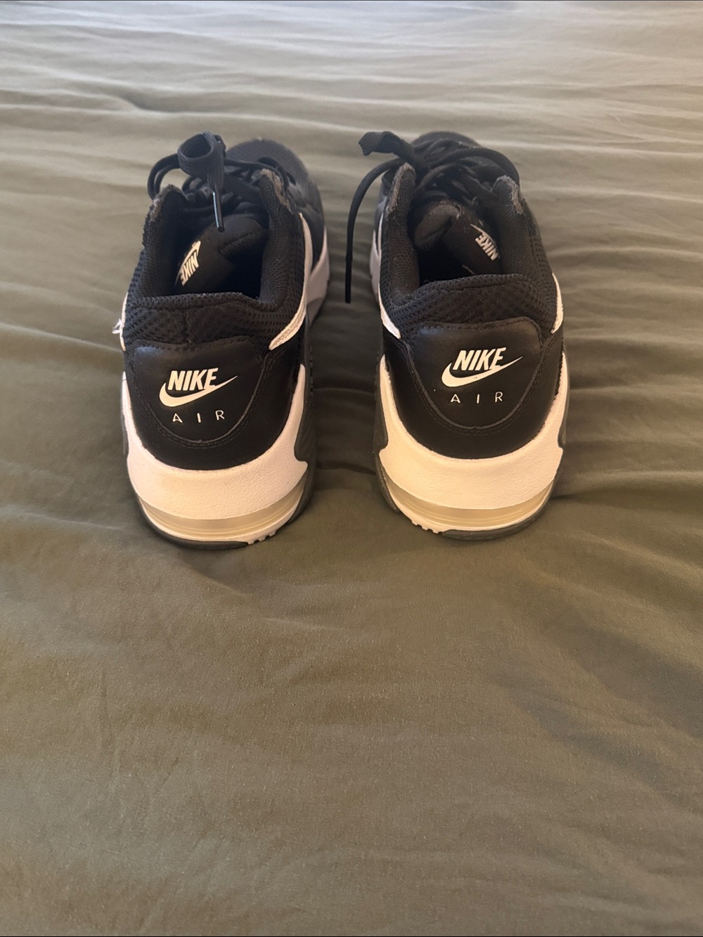 Nike Black and White Air Max Sneakers - Picture 5 of 8